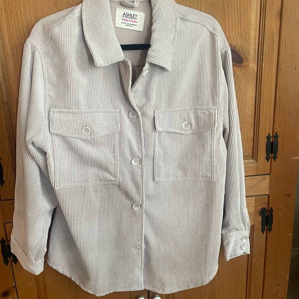 Ashley By 26 International Gray Utility Jacket